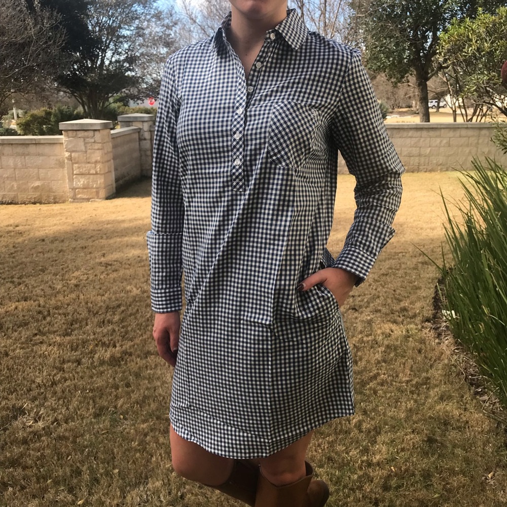 NWT Lauren James The Dakota Gingham Dress Size XS
